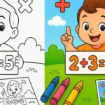 Addition Math Coloring Pages featured image