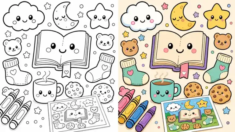 Bold Easy Comfy Pattern Coloring Pages featured image