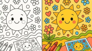 Easy Patterns Coloring Pages featured image