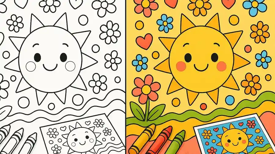 Easy Patterns Coloring Pages featured image
