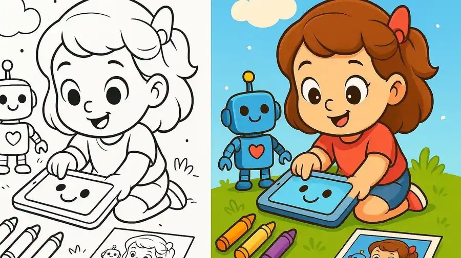 Electronic Coloring Pages featured image