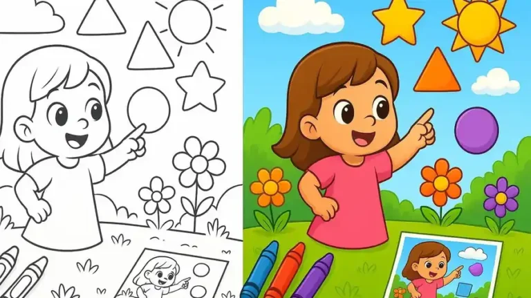 Find And Color Shapes Coloring Pages featured image