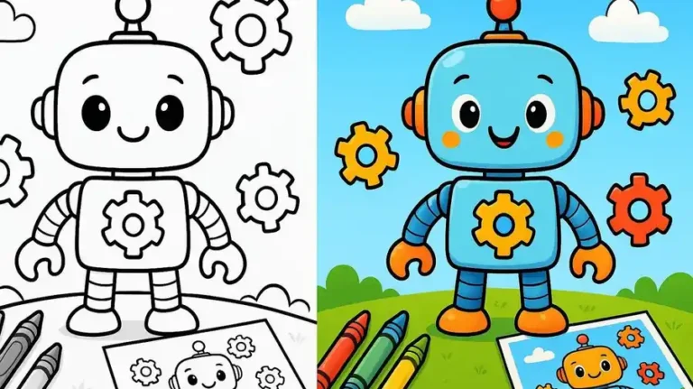 Gear Coloring Pages featured image