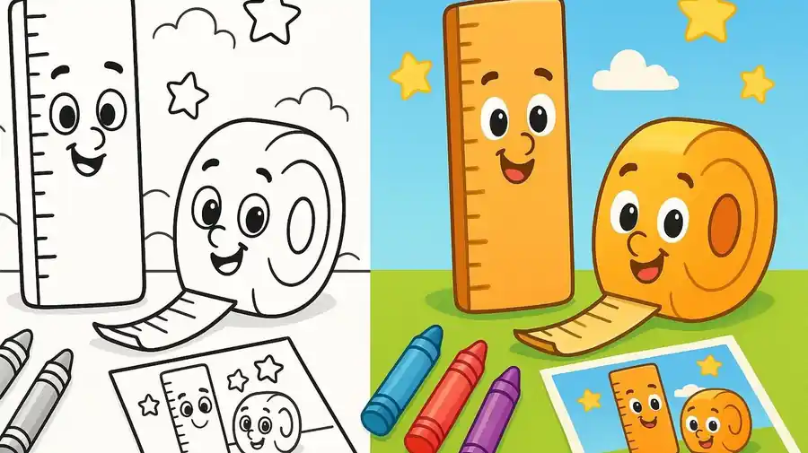 Measure Tools Coloring Pages featured image