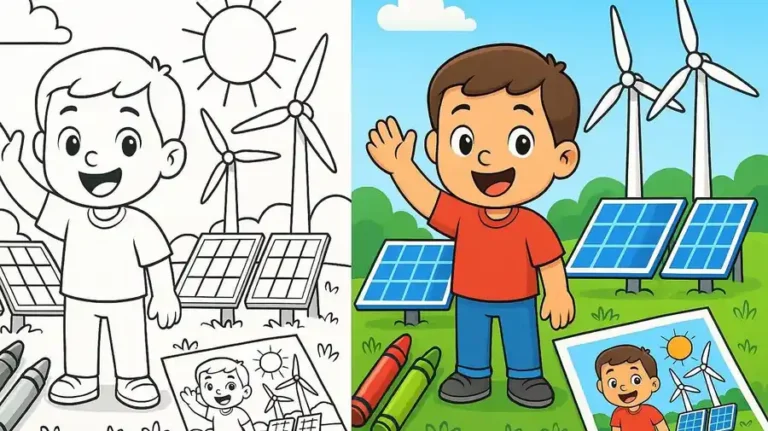 Renewable Energy Coloring Pages featured image