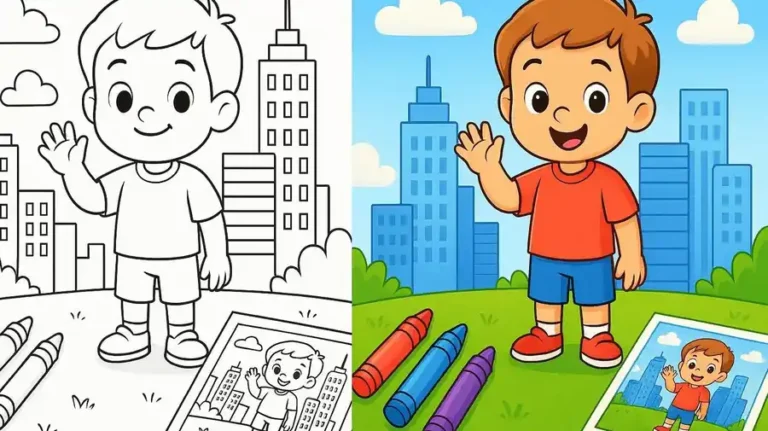 Skyscrapers Coloring Pages featured image