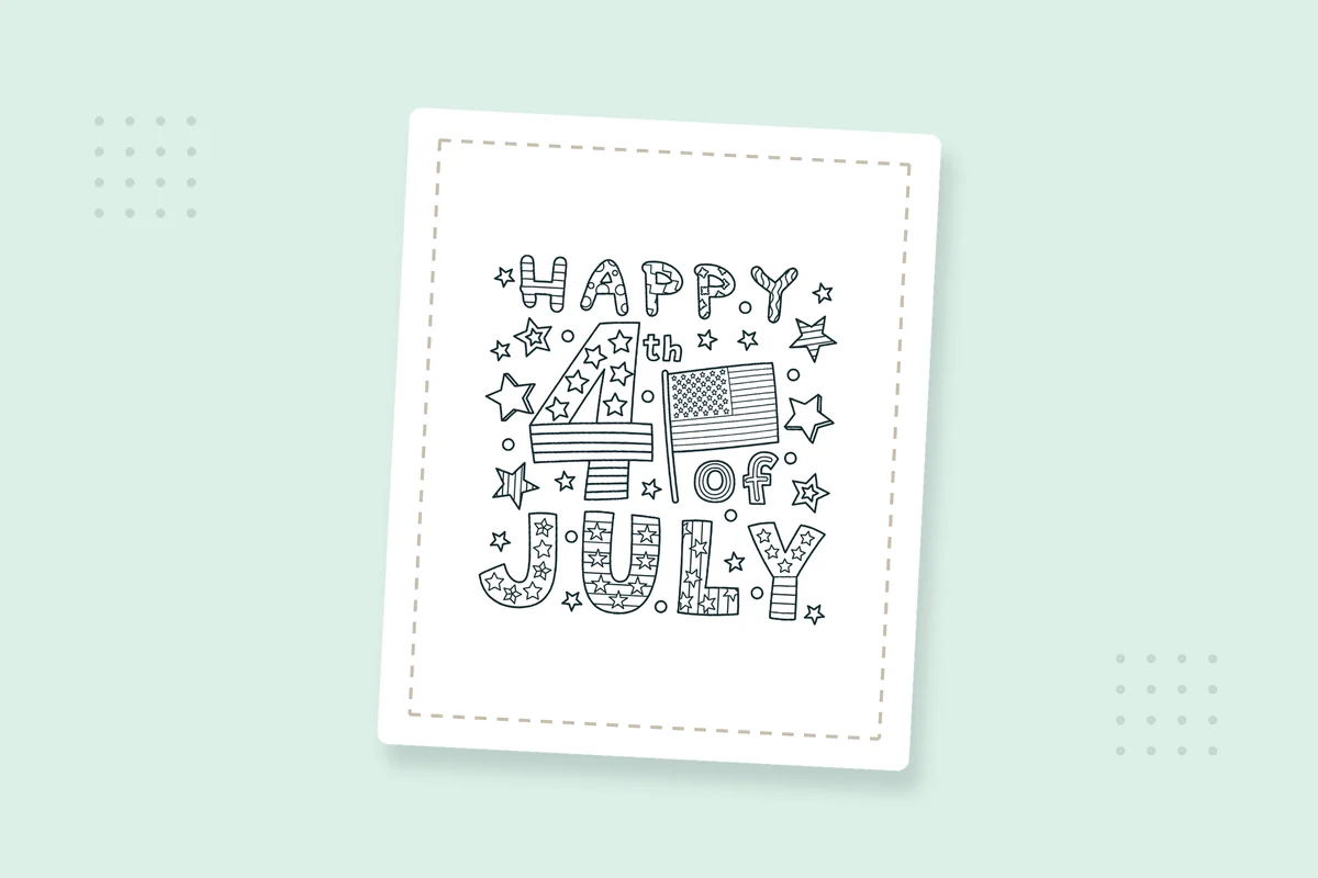 4th of July Coloring Pages: 26 Free Printable PDFs — printable coloring page preview