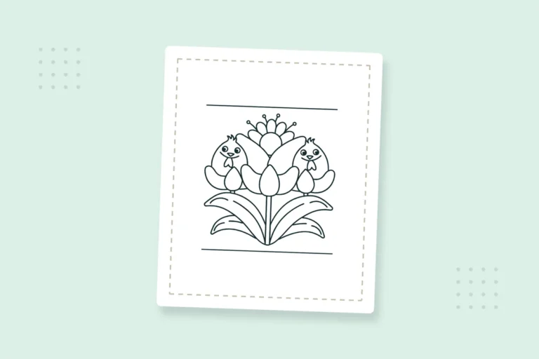 Bold & Easy Floral Coloring Pages: 24 Free Printable PDFs — printable coloring page preview