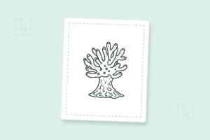 Bold & Easy Ocean Scene Coloring Pages: 24 Free PDFs — printable coloring page preview