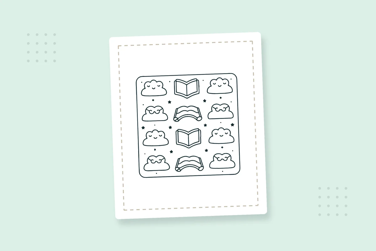 Bold & Easy Comfy Pattern Coloring Pages: 24 Free PDFs — printable coloring page preview