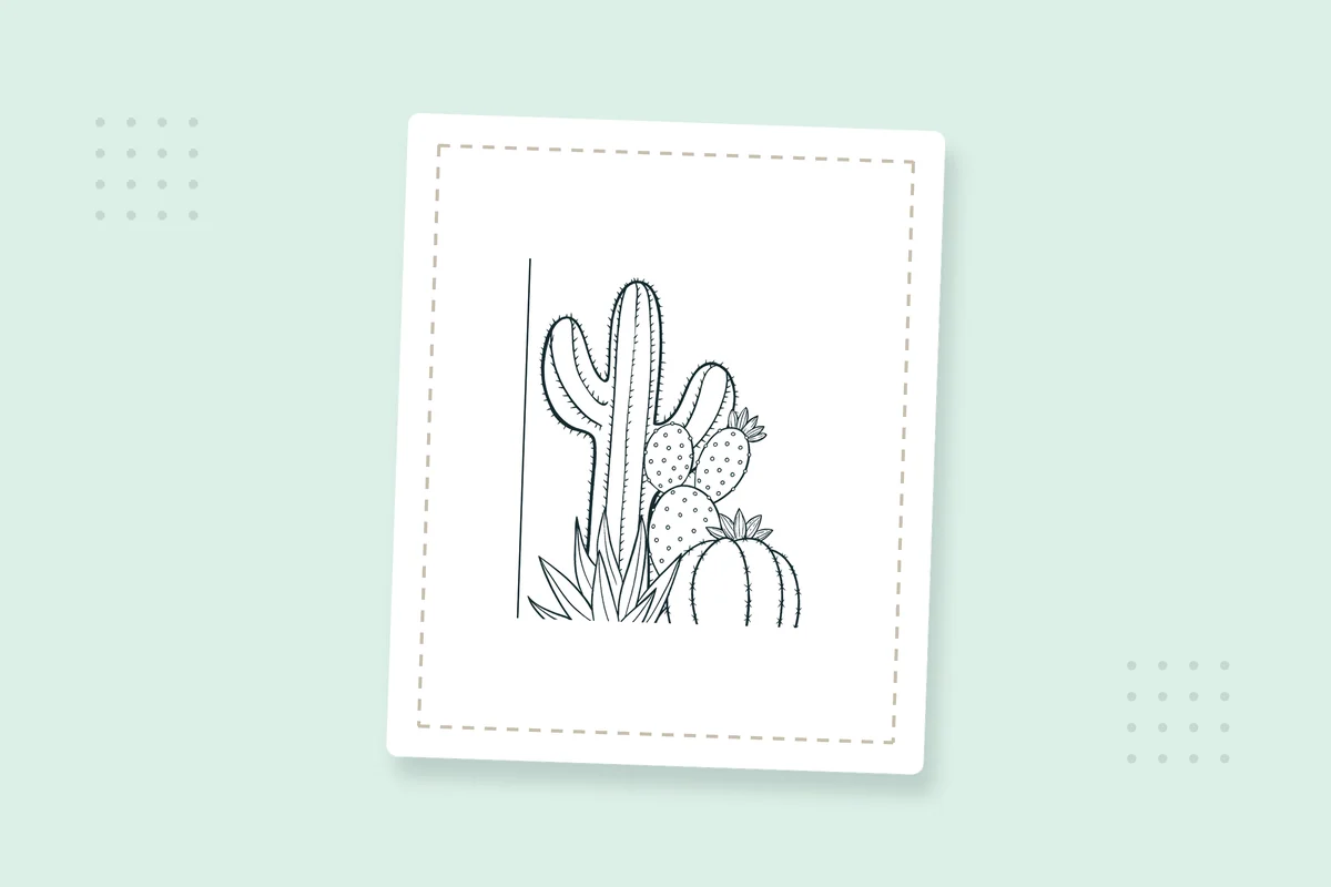 Cactus Coloring Pages: 20 Free Printable PDFs — printable coloring page preview