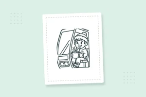 Christmas Construction Coloring Pages: 24 Free PDFs — printable coloring page preview