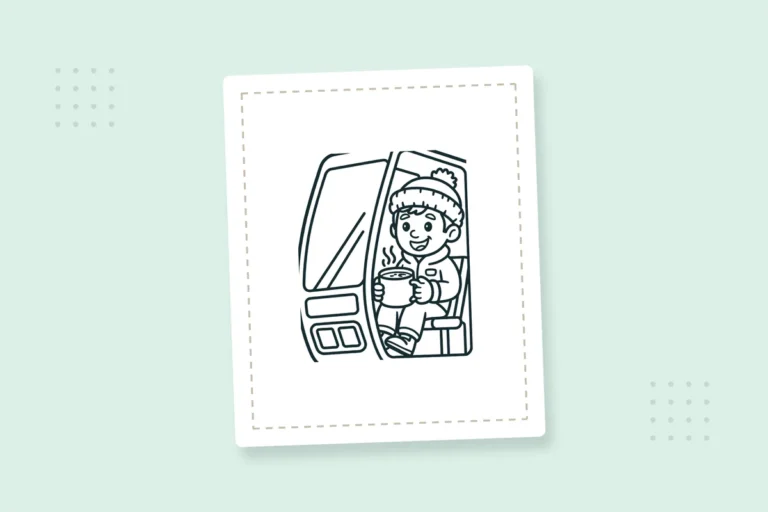 Christmas Construction Coloring Pages: 24 Free PDFs — printable coloring page preview