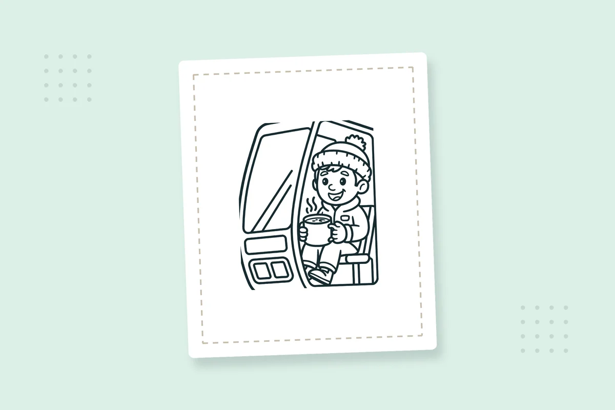 Christmas Construction Coloring Pages: 24 Free PDFs — printable coloring page preview
