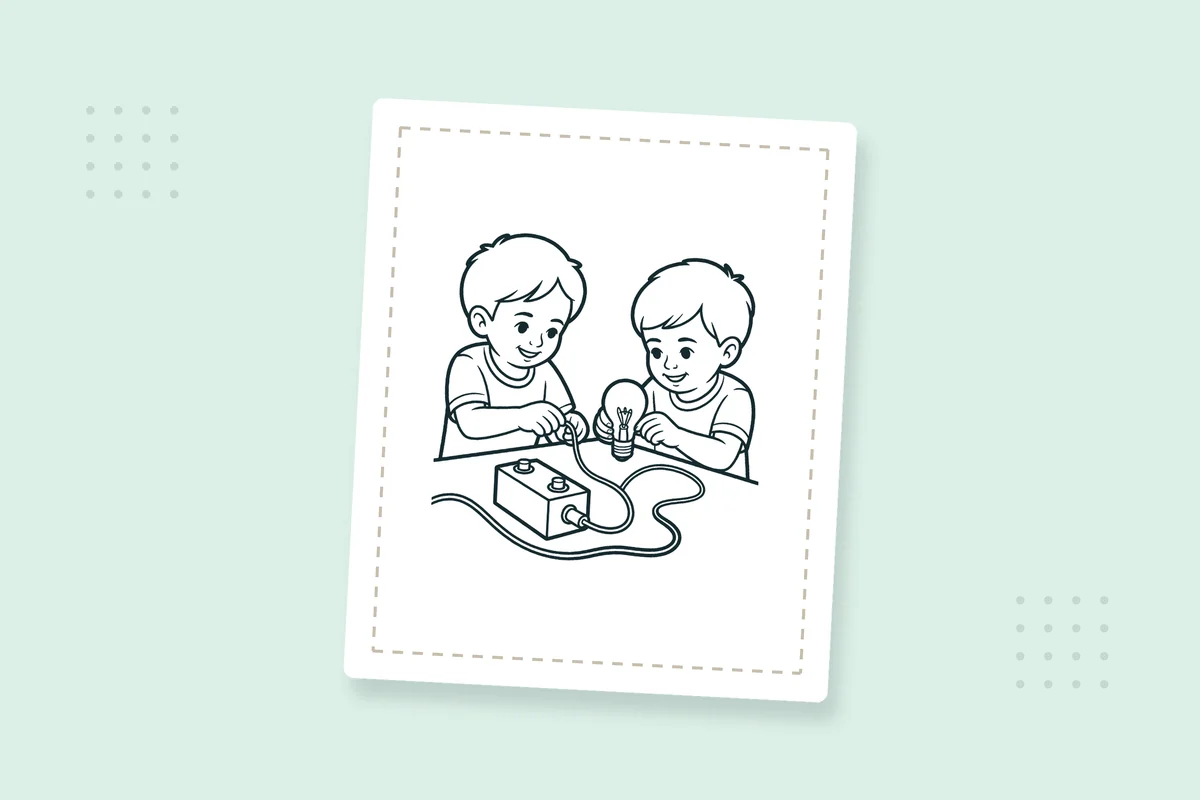 Circuit Coloring Pages: 24 Free Printable PDFs — printable coloring page preview