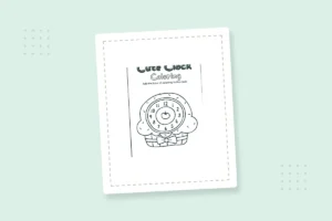 Clock Time Coloring Pages: 20 Free Printable PDFs — printable coloring page preview