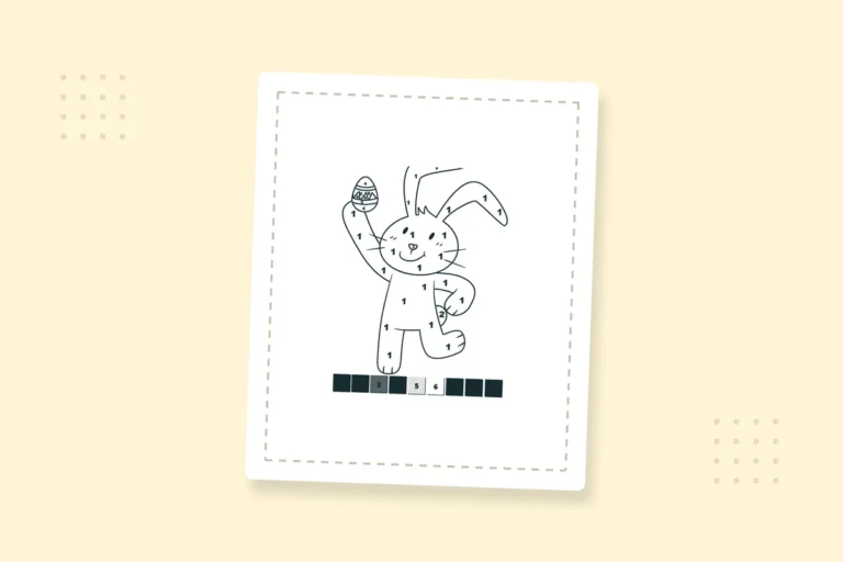 Color by Number Easter: 20 Free Printable PDFs — printable coloring page preview
