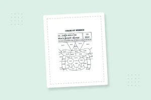 Halloween Multiplication Color by Number: 10 Free PDFs — printable coloring page preview