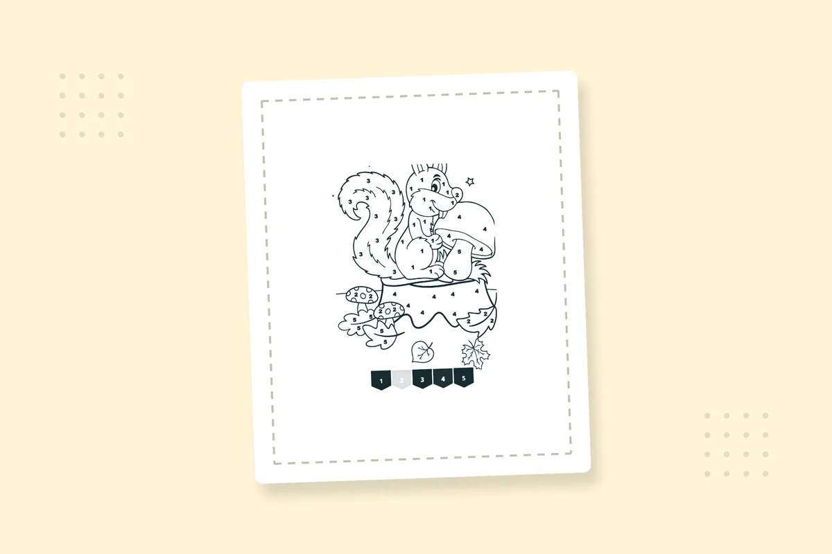 Color by Number Thanksgiving Coloring Pages: 24 Free Printable PDFs — printable coloring page preview