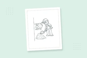 Community Worker Coloring Pages: 20 Free Printable PDFs — printable coloring page preview