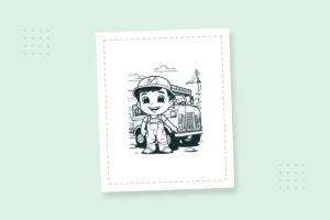 Construction Worker Coloring Pages: 24 Free Printable PDFs — printable coloring page preview