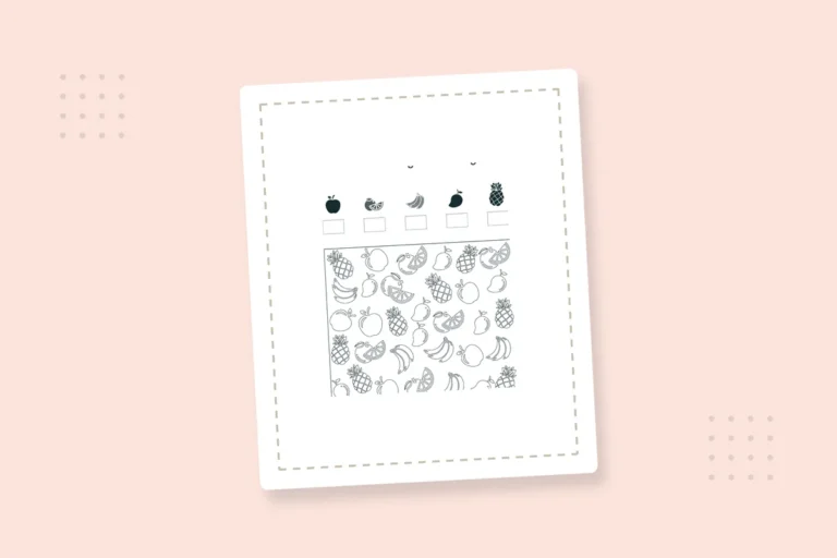 Counting Fruits Coloring Pages: 10 Free Printable PDFs — printable coloring page preview