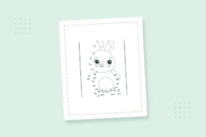 Cute Animals Dot to Dot: 20 Free Printable PDFs — printable coloring page preview