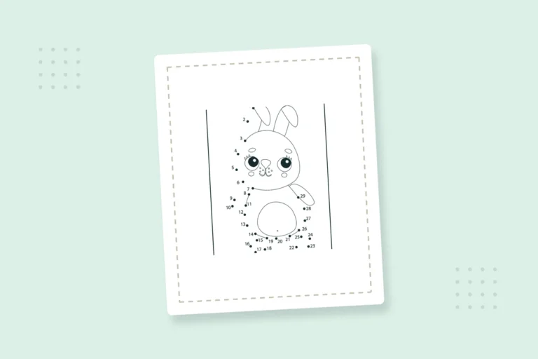 Cute Animals Dot to Dot: 20 Free Printable PDFs — printable coloring page preview