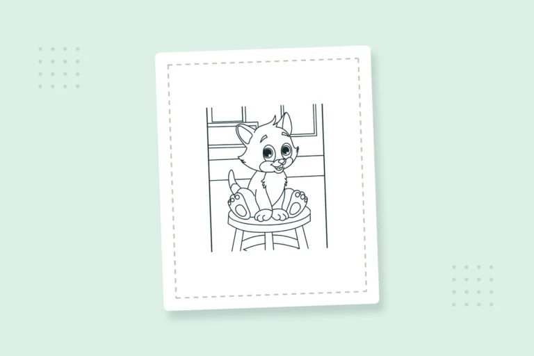 Cute Cat Coloring Pages: 20 Free Printable PDFs — printable coloring page preview