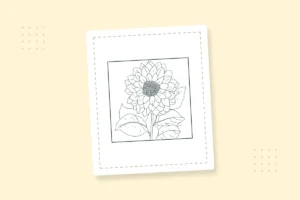 Cute Flower Coloring Pages — printable coloring page preview