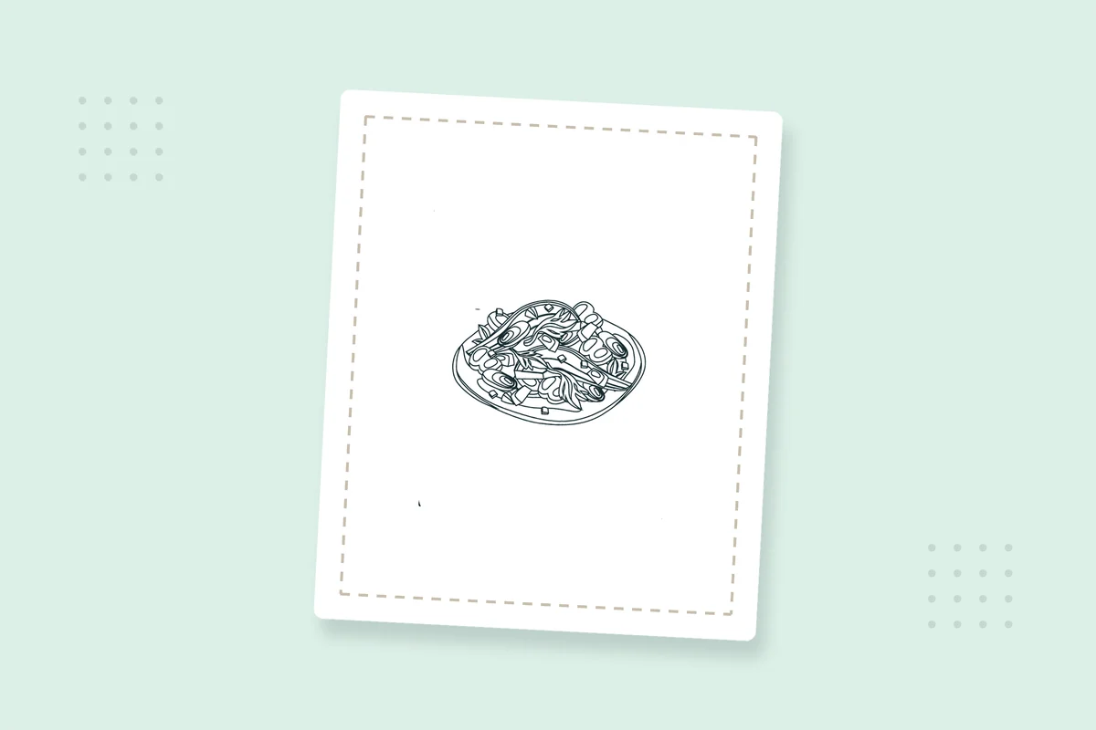 Cute Food Coloring Pages — printable coloring page preview