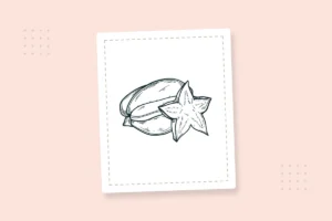 Cute Fruits Coloring Pages — printable coloring page preview