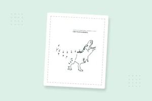 Dinosaur Dot to Dot: 7 Free Printable PDFs — printable coloring page preview