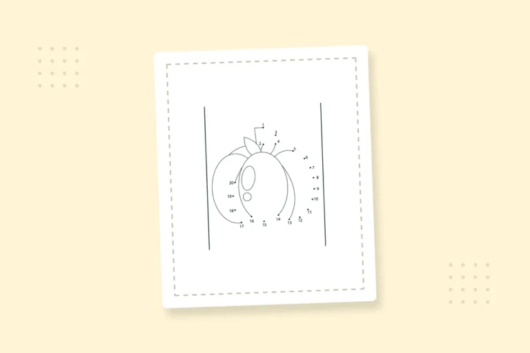 Dot-to-Dot Autumn Coloring Pages: 30 Free Printable PDFs — printable coloring page preview