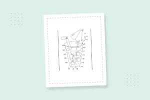 Dot-to-Dot Summer Coloring Pages: 30 Free Printable PDFs — printable coloring page preview