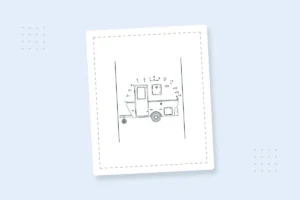 Dot-to-Dot Vehicle Coloring Pages: 20 Free Printable PDFs — printable coloring page preview