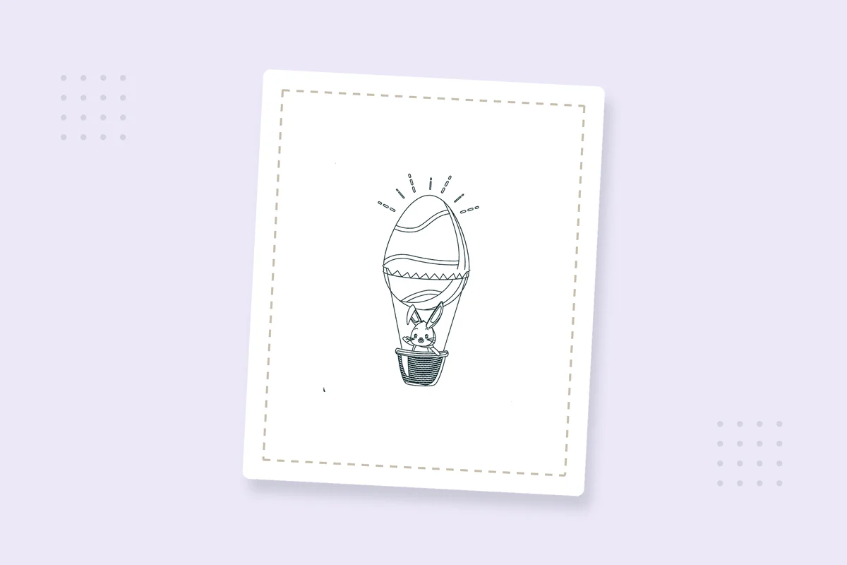 Easter Bunny Coloring Pages — printable coloring page preview