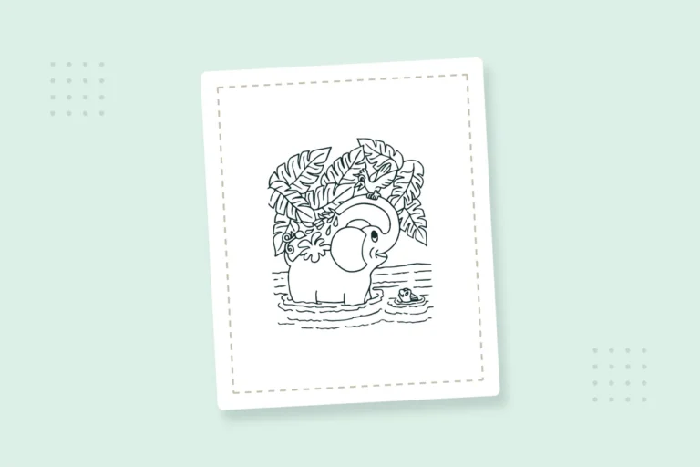 Elephant Coloring Pages: 15 Free Printable PDFs — printable coloring page preview