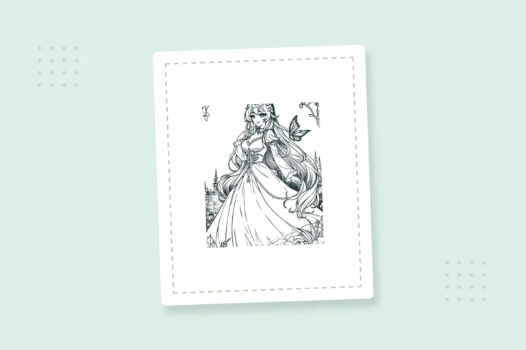 Fairy Princess Coloring Pages — printable coloring page preview