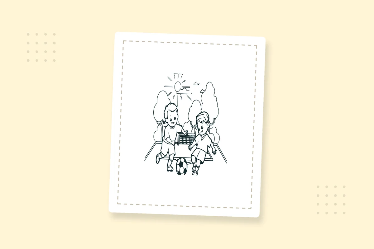 Football (Soccer) Coloring Pages — printable coloring page preview