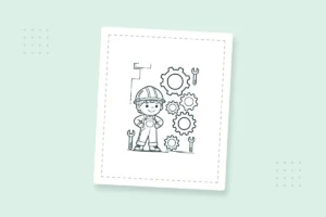 Gear Coloring Pages: 26 Free Printable PDFs — printable coloring page preview