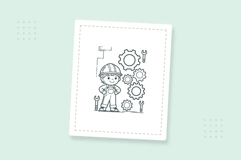 Gear Coloring Pages: 26 Free Printable PDFs — printable coloring page preview