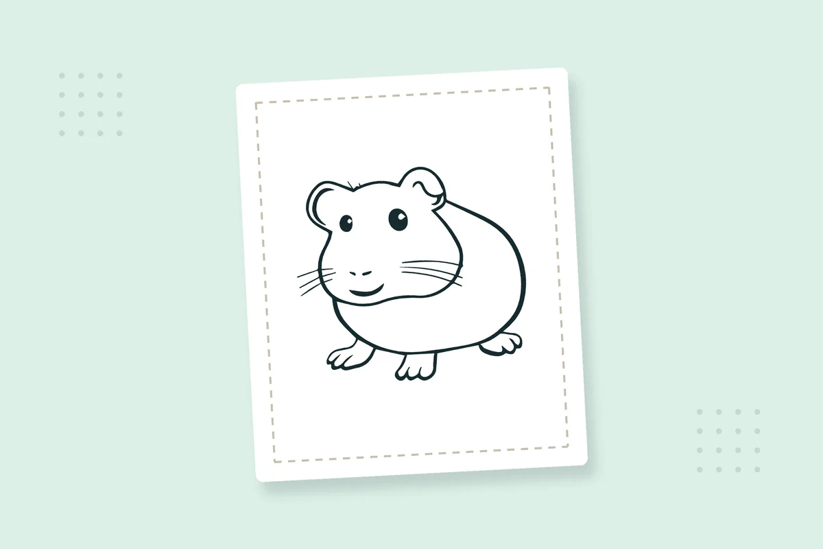 Guinea Pig Coloring Pages: 20 Free Printable PDFs — printable coloring page preview
