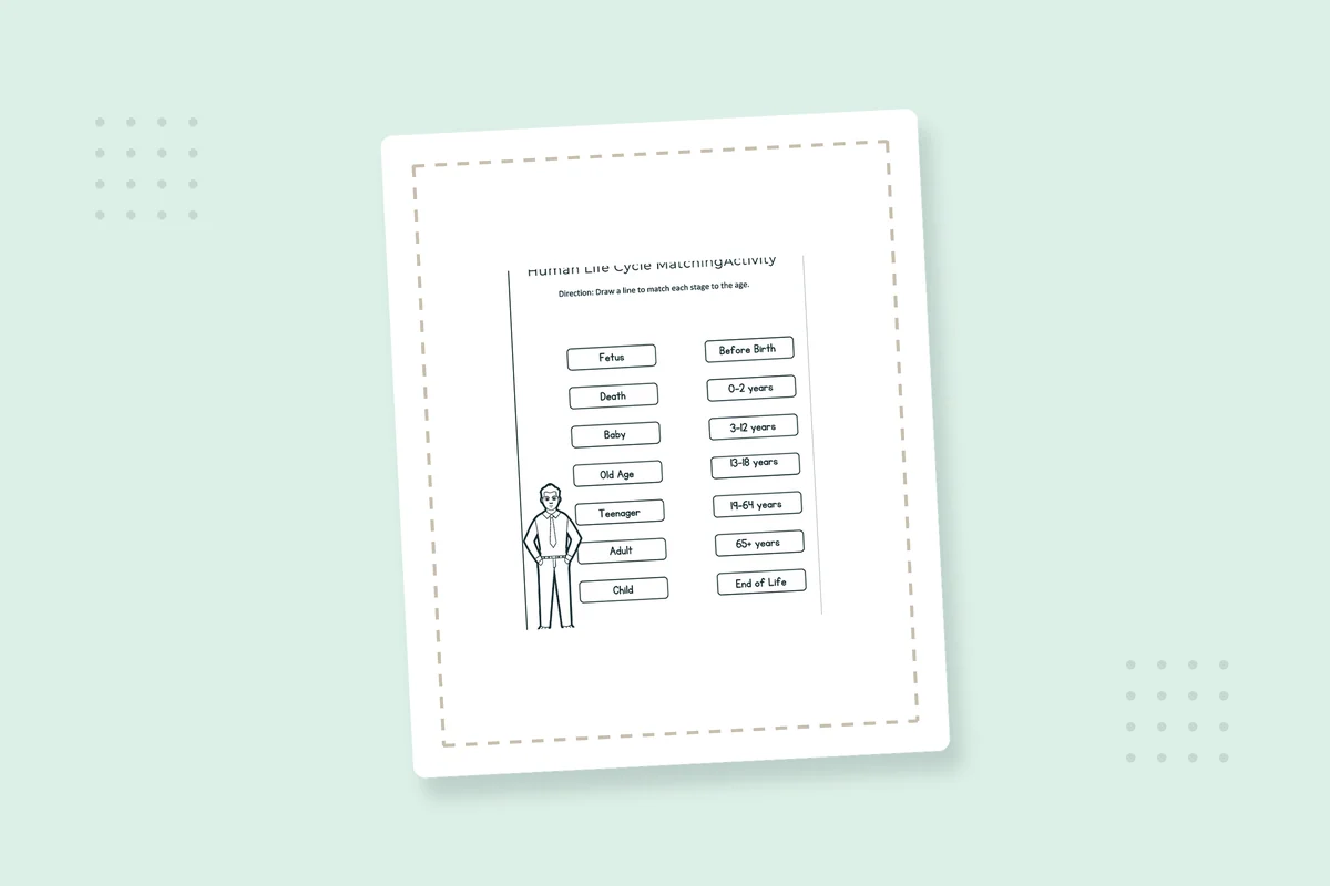 Human Life Cycle Coloring Pages: 11 Free Printable PDFs — printable coloring page preview
