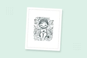 Kawaii Fairy Coloring Pages: 20 Free Printable PDFs — printable coloring page preview