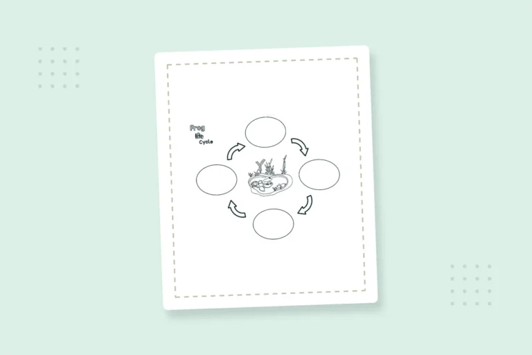 Life Cycle of a Frog Coloring Pages: 8 Free Printable PDFs — printable coloring page preview