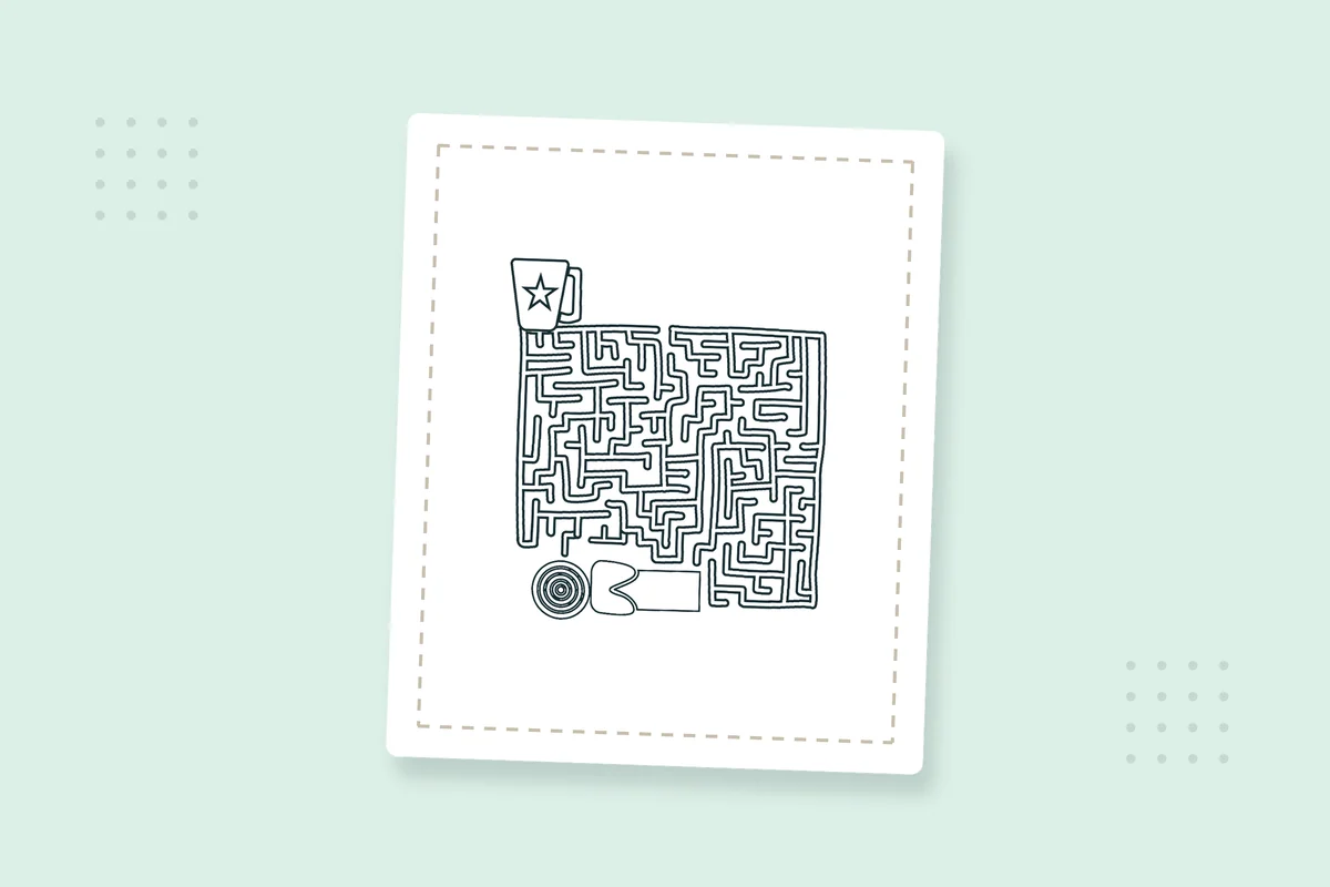 Christmas Maze Activity Pages: 10 Free Printable PDFs — printable coloring page preview