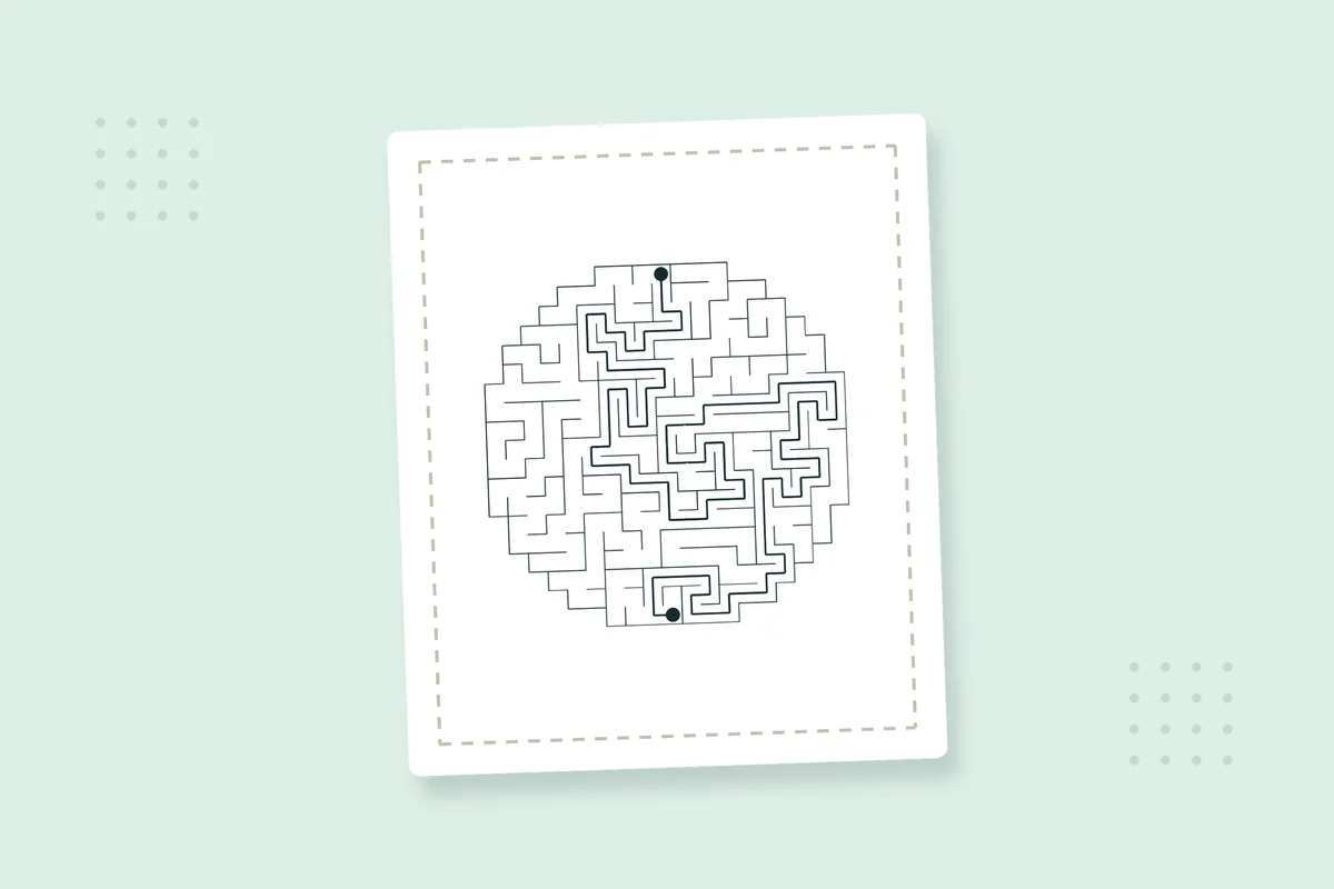 Circle Maze Activity Pages: 30 Free Printable PDFs — printable coloring page preview