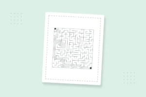 Square Maze Activity Pages Part 1: 34 Free Printable PDFs — printable coloring page preview