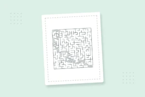 Square Maze Activity Pages Part 2: 30 Free Printable PDFs — printable coloring page preview
